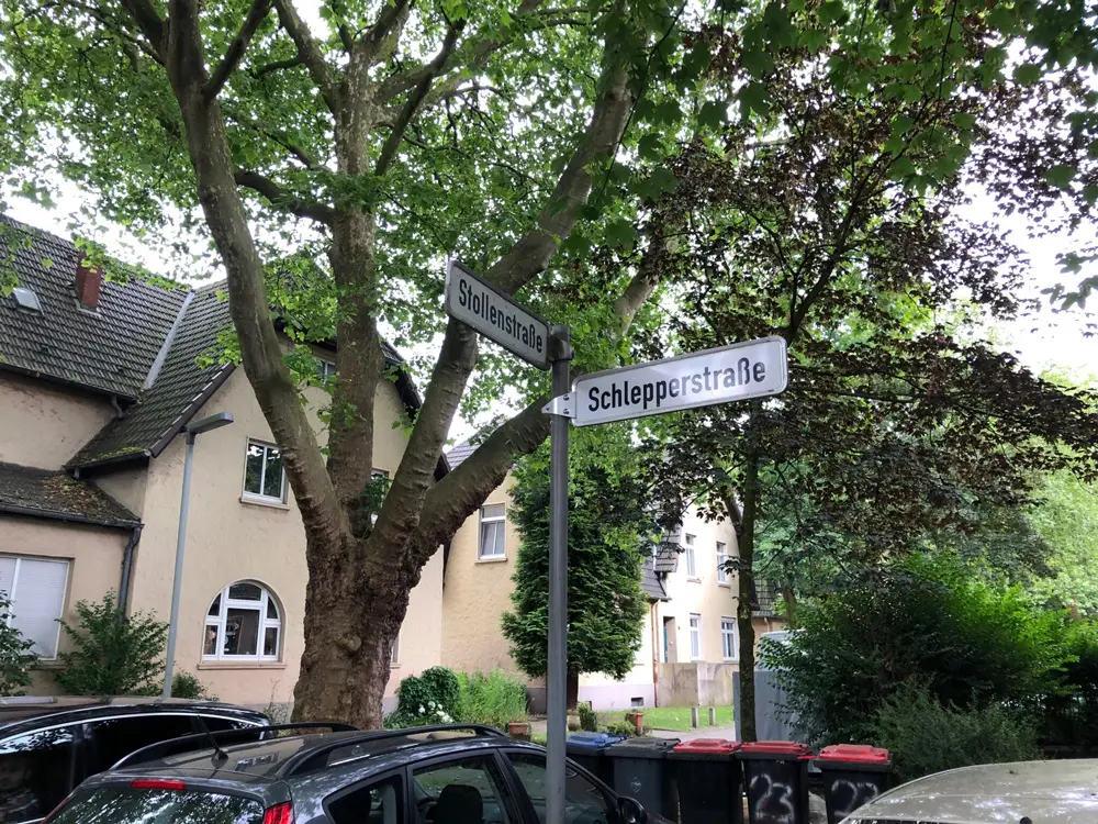 Bild eines Straßenschildes